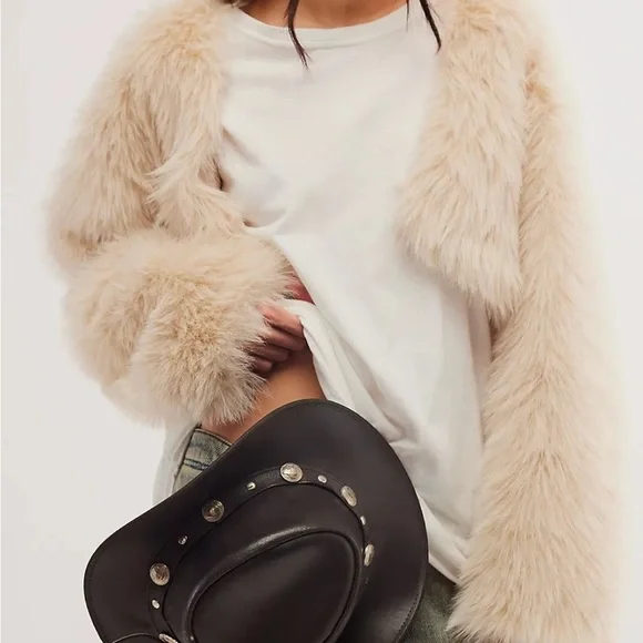 Free People X Understated Leather Gold Coast Hat Cowboy Hat O/S New - Picture 7 of 12